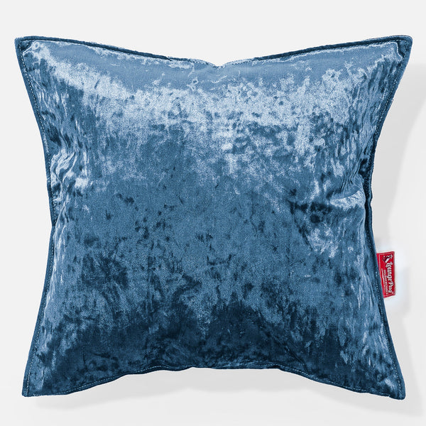 Extra veľký dekoračný poťah na vankúš 70 x 70 cm - Retro zamat Modrozelená 01