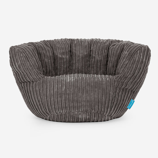 Sedací vak Charles Vintish pre deti vo veku 2 do 6 rokov - Menčester Grafitová šedá 01