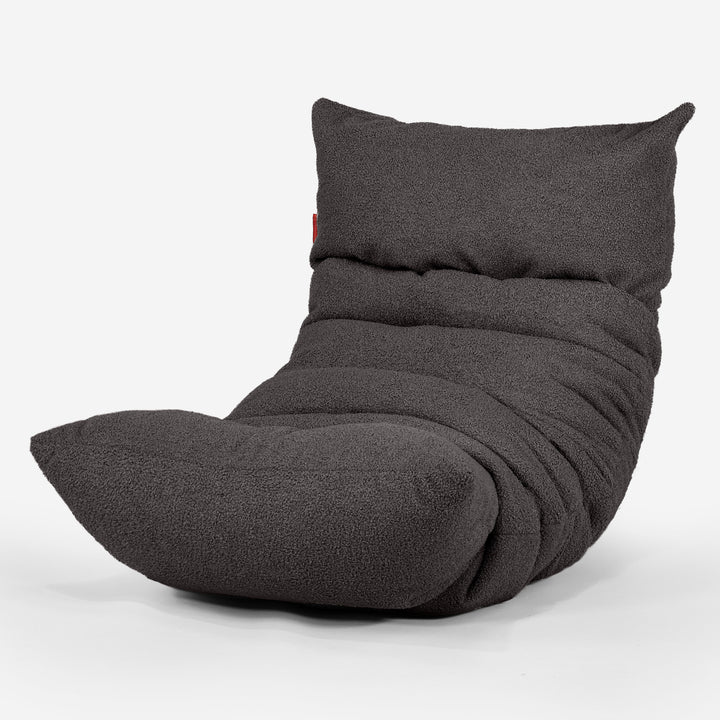 Sedací vak Eva Lounger - Buklé Grafitová šedá_01