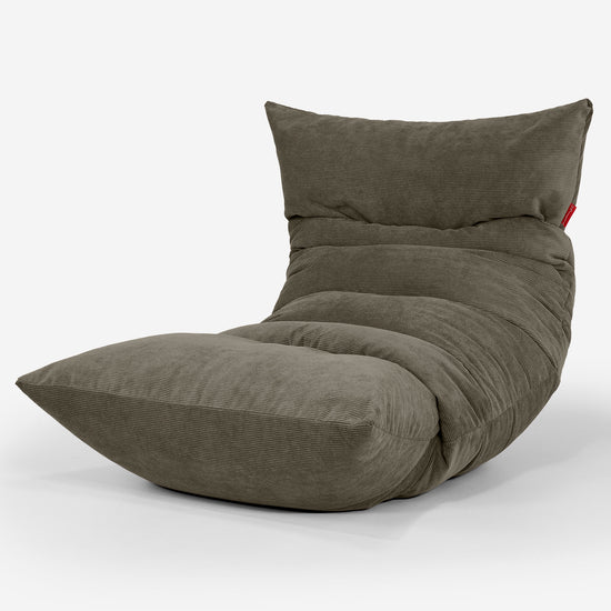 Sedací vak Eva Lounger - Jemný menčester Olivová 01