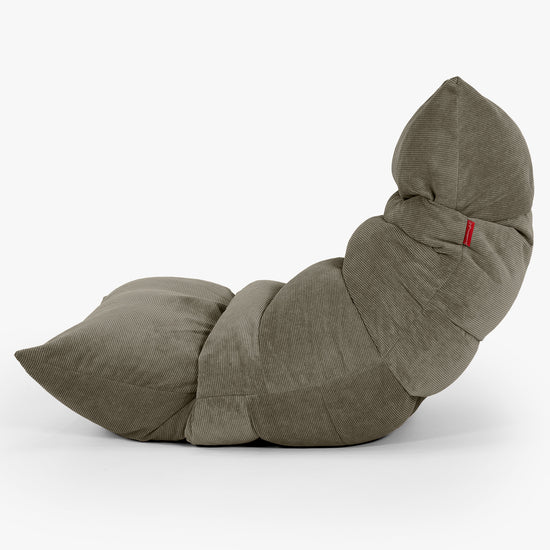 Sedací vak Eva Lounger - Jemný menčester Olivová 02