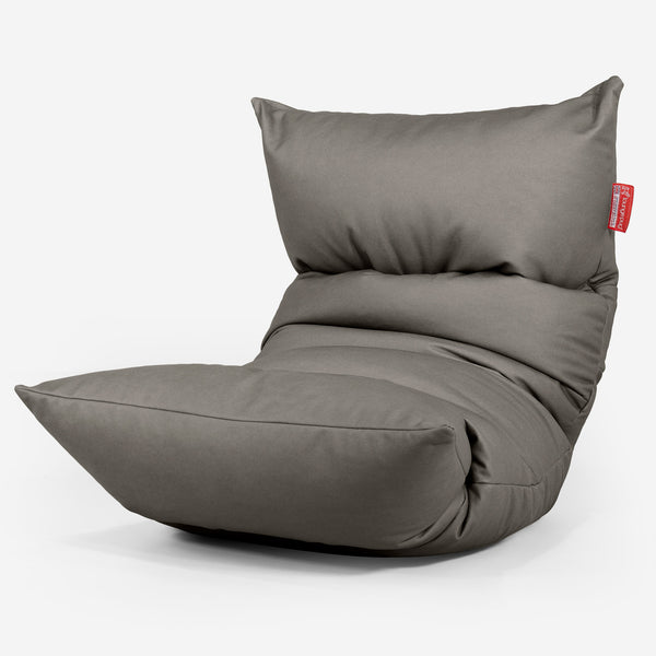 Sedací vak Eva Lounger - Vegánska koža Šedá 01