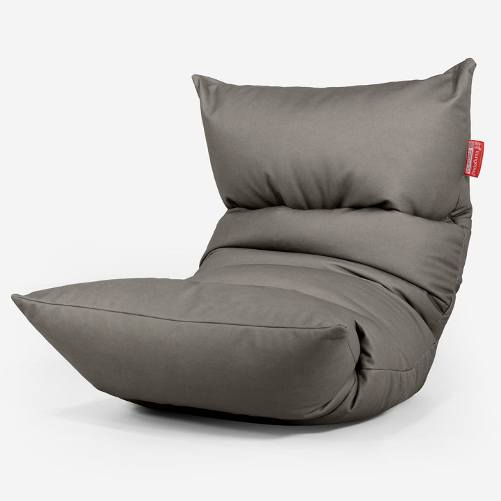 Sedací vak Eva Lounger - Vegánska koža Šedá 01