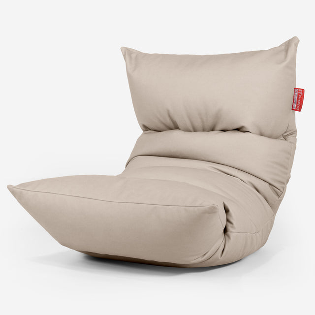 Sedací vak Eva Lounger - Vegánska koža Slonovinová 01