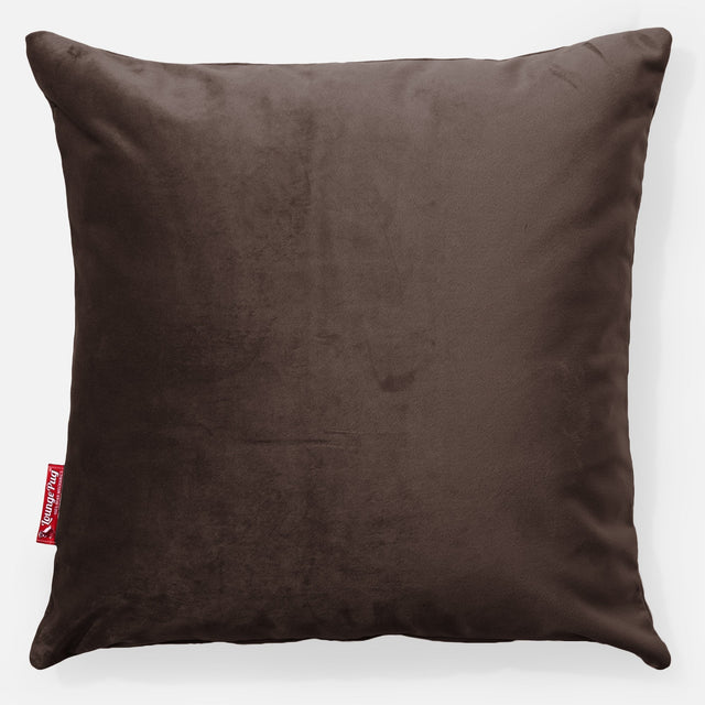 Dekoračný poťah na vankúš 47 x 47 cm - Zamat Espresso 01
