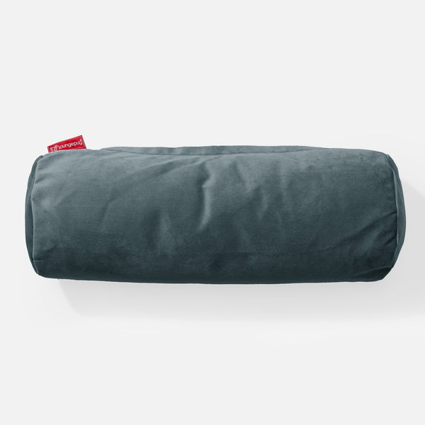 Dekoračný valčekový poťah na vankúš 20 x 55 cm - Zamat Modrozelená 01