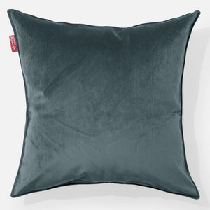 Extra veľký dekoračný poťah na vankúš 70 x 70 cm - Zamat Modrozelená
