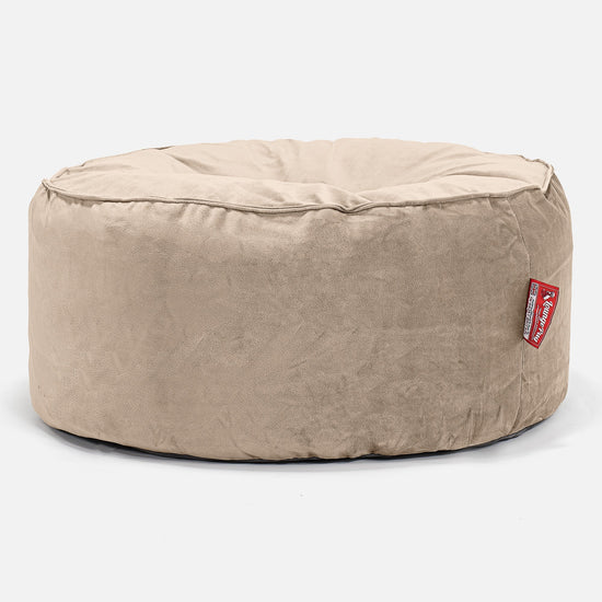 Velká okrúhla taburetka - Zamat Norková 01