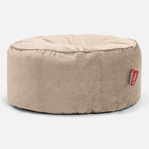 Velká okrúhla taburetka - Zamat Norková 01