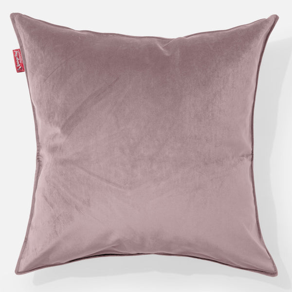 Extra veľký dekoračný poťah na vankúš 70 x 70 cm - Zamat Ružová 01