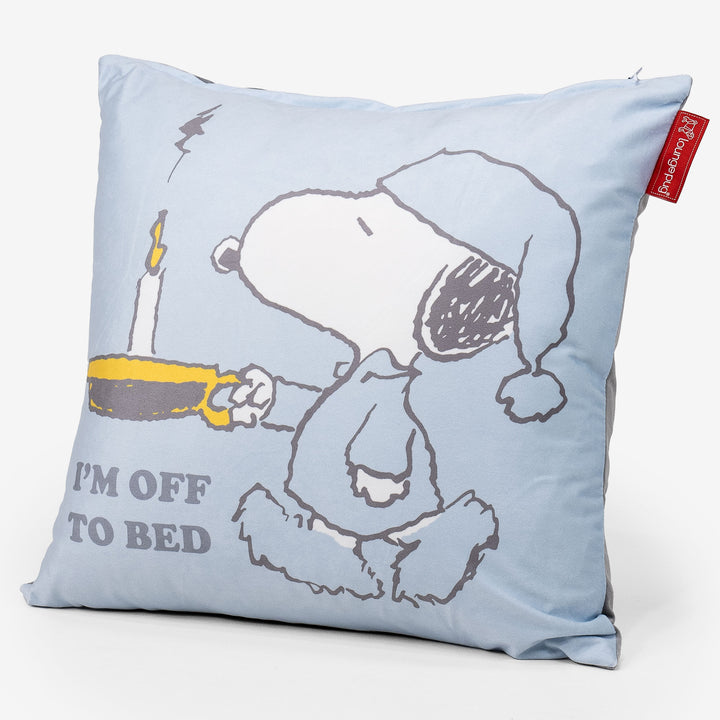 Snoopy Dekoračný poťah na vankúš 47 x 47 cm - Čas na spanie 03