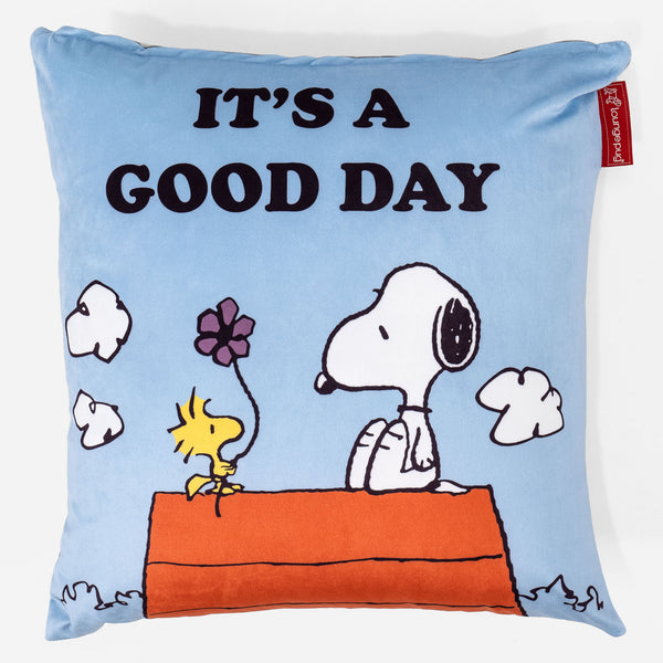 Snoopy Dekoračný poťah na vankúš 47 x 47 cm - Dobrý deň 01