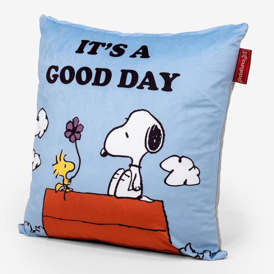 Snoopy Dekoračný poťah na vankúš 47 x 47 cm - Dobrý deň 03
