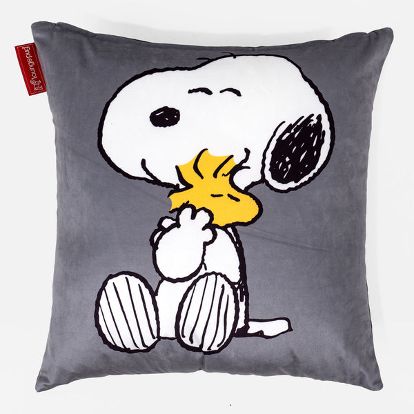 Snoopy Dekoračný poťah na vankúš 47 x 47 cm - Objatie 01