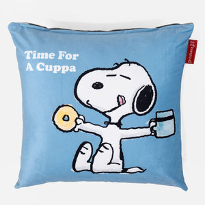 Snoopy Dekoračný poťah na vankúš 47 x 47 cm - Šálka