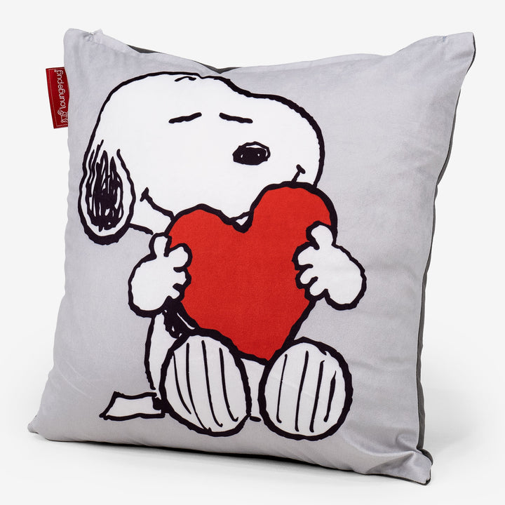 Snoopy Dekoračný poťah na vankúš 47 x 47 cm - Srdce 03