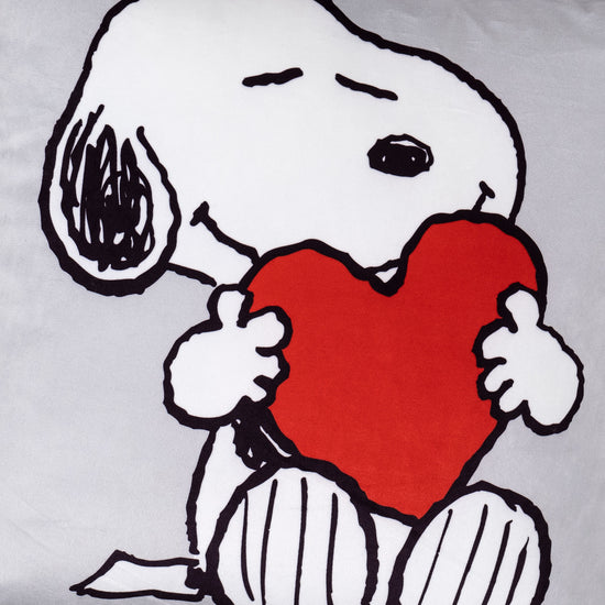 Snoopy Dekoračný poťah na vankúš 47 x 47 cm - Srdce 04