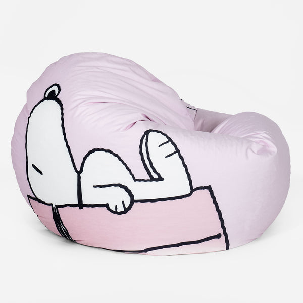 Snoopy Detské kreslo sedací vak Flexforma pre batoľatá vo veku 1 do 3 rokov - Dom 01