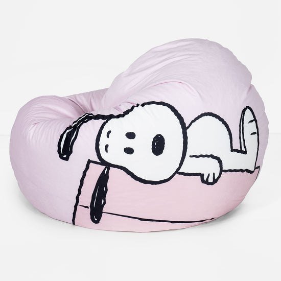 Snoopy Detský sedací vak Flexforma Junior pre deti vo veku 2 do 14 rokov - Dom 02
