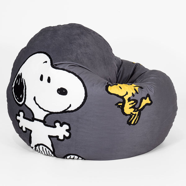 Snoopy Detský sedací vak Flexforma Junior pre deti vo veku 2 do 14 rokov - Woodstock 01