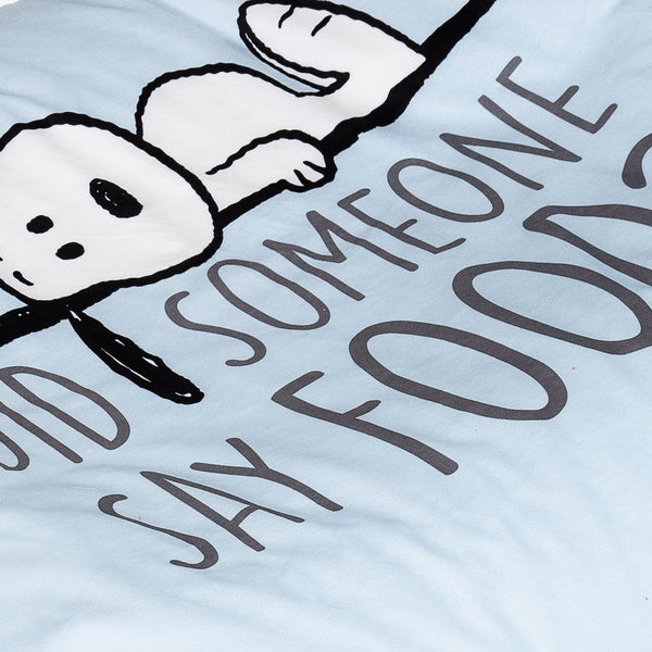 Snoopy Veľký pelech pre psa Sloucher - Hlad Fabric Close-up Image