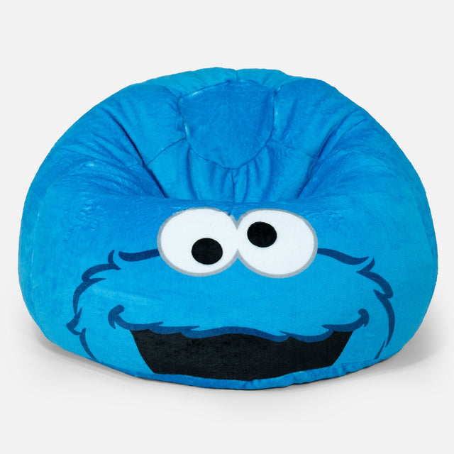 Klasická detská stolička sedací vak vo veku 1-5 rokov - Cookie Monster 01