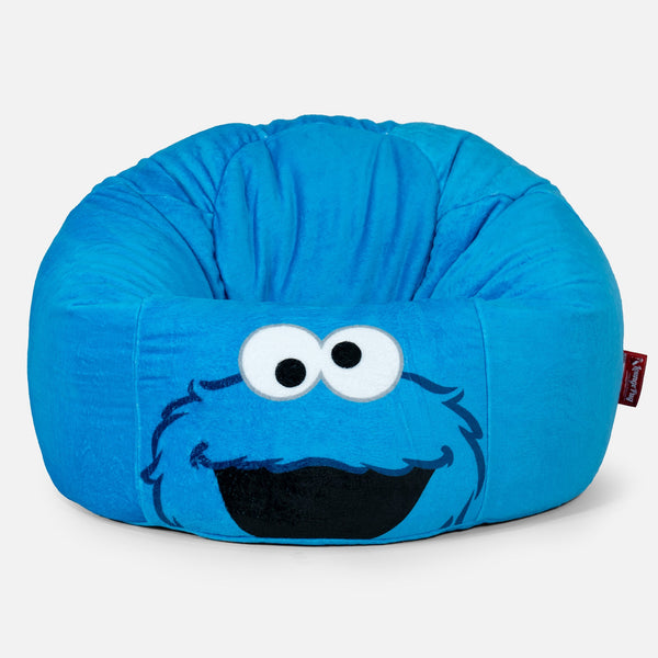 Klasická stolička sedací vak - Cookie Monster 01