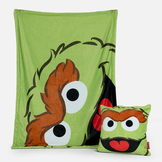 Dekoračný poťah na vankúš 47 x 47 cm - Oscar The Grouch 02